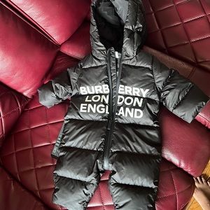 Baby Burberry Snowsuit Size 3 months